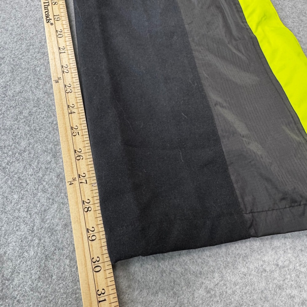 Olympia Moto Sports Rain Pants Mens P Black Neon Yellow Good EZ-Pack Hi-Vis - Picture 12 of 12